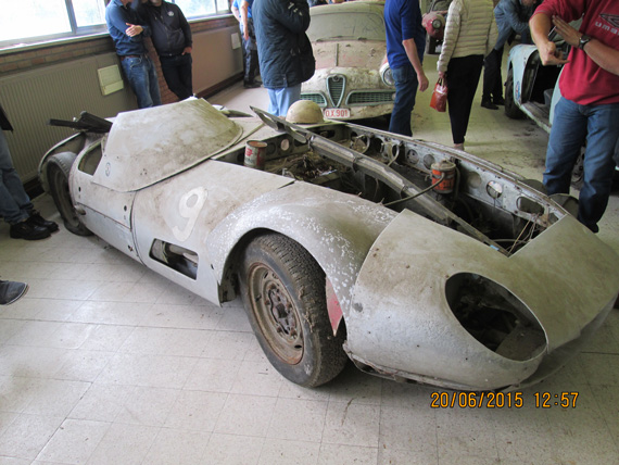 The body seems to be undergoing a make-over when the project was abandoned. But what is underneath?