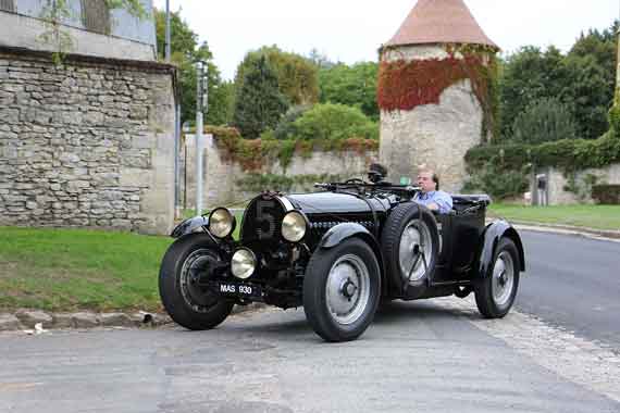 A special class was dedicated to the racing Bugattis and included this Type 50 that was entered at Le Mans in 1931, seen here during the rally on Saturday.  This is the first Bugatti on which Jean Bugatti’s technical influence was very important.