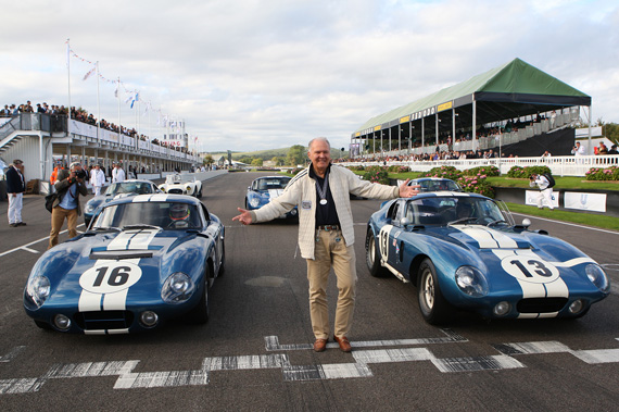 Brock on the Grid with the six Coupes. Jonathan Sharp photo.