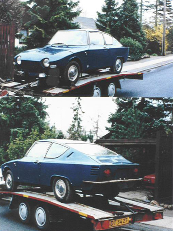 The Zagato loaded up.
